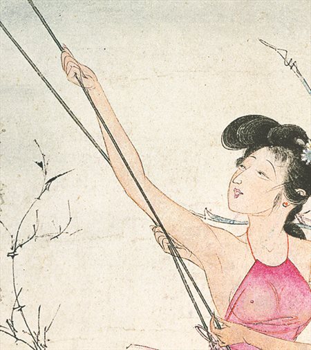 贵德县-胡也佛的仕女画和最知名的金瓶梅秘戏图